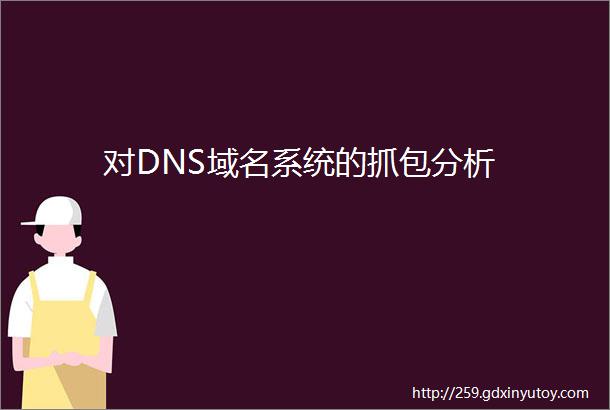 对DNS域名系统的抓包分析